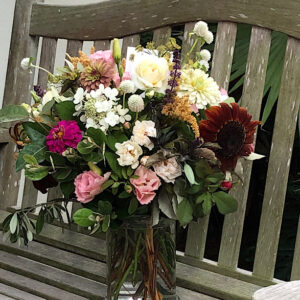 Fresh flower bouquet for delivery from Wimbee Creek Farm